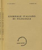 Giornale Italiano Di Filologia N.S. Anno Xiii