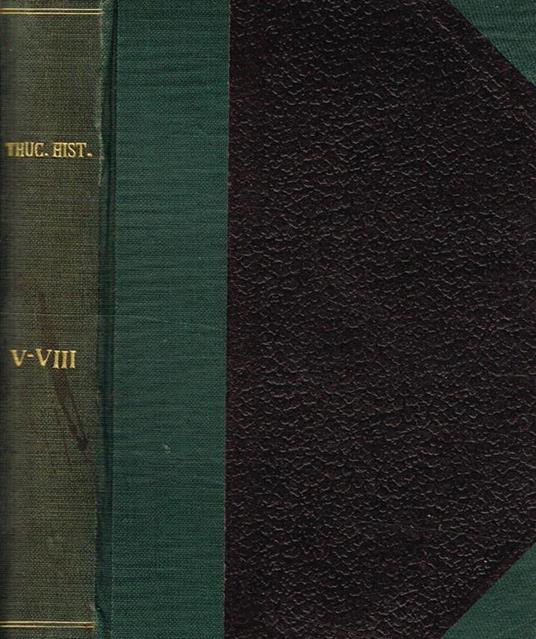 Historiae V-Viii - Tucidide - copertina