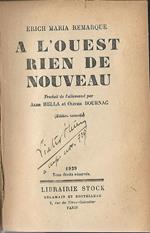 A l'ouest rien de nouveau