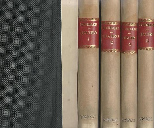 Teatro completo 1,2,4,5 - Friedrich Schiller - copertina
