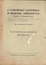 Cervicartrosi malattia del giorno