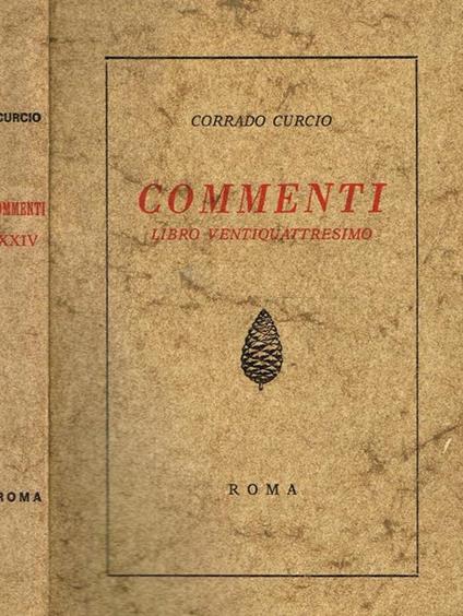 Commenti Libro Xxiv - Corrado Curcio - copertina