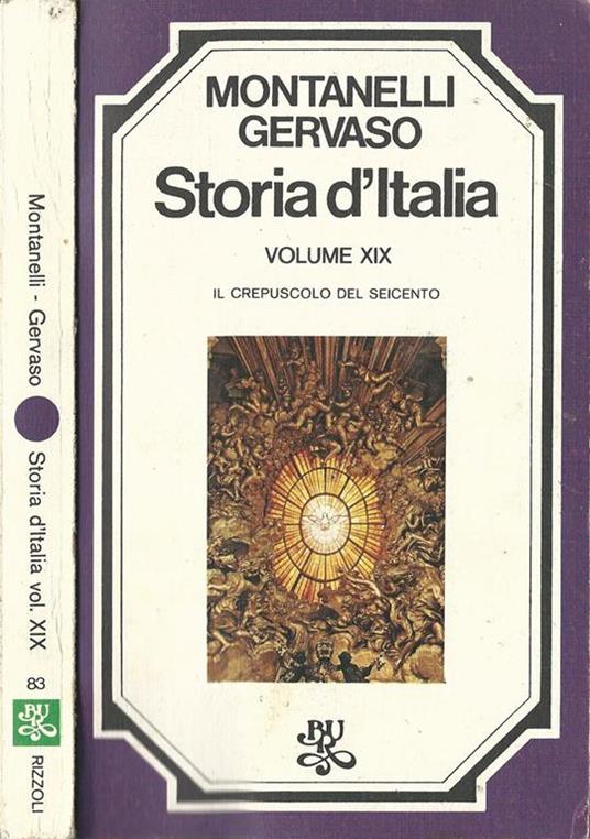 Storia D'Italia. Il Crepuscolo Del Seicento - Indro Montanelli - copertina