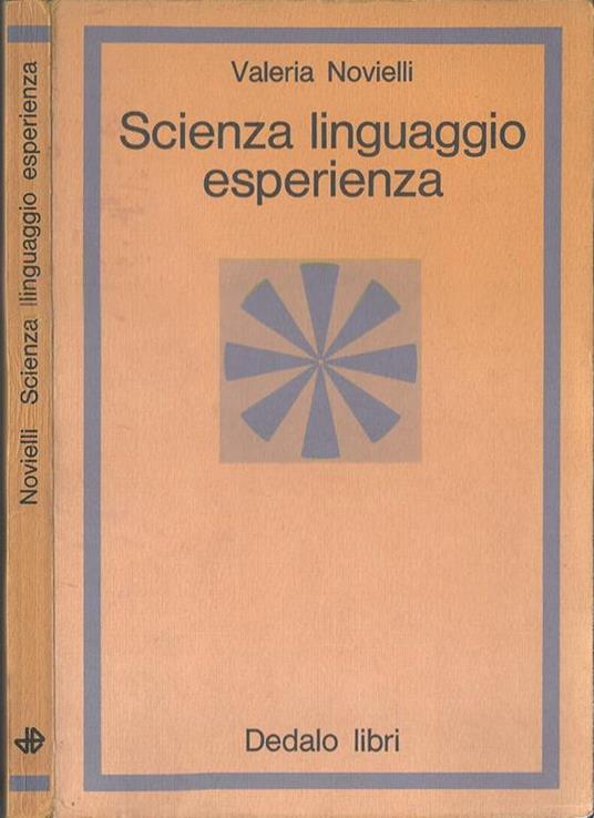 Scienza, linguaggio, esperienza - Valeria Novielli - copertina