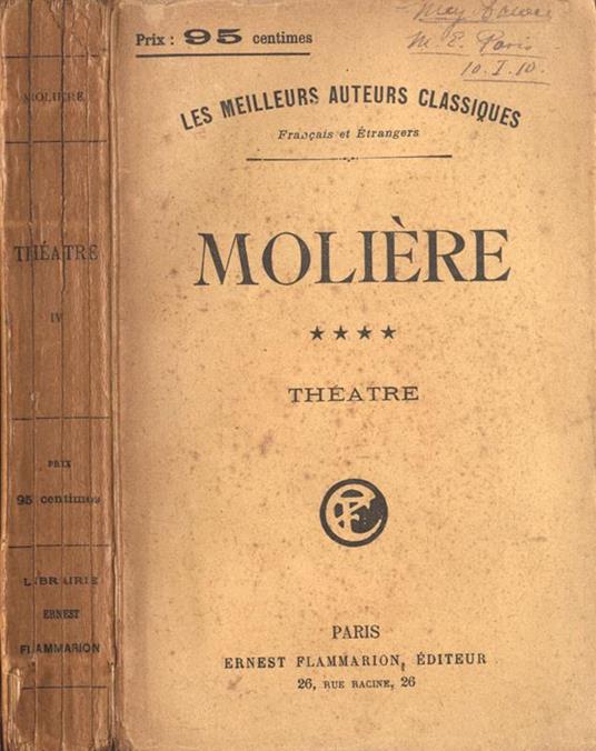 Theatre - Molière - copertina