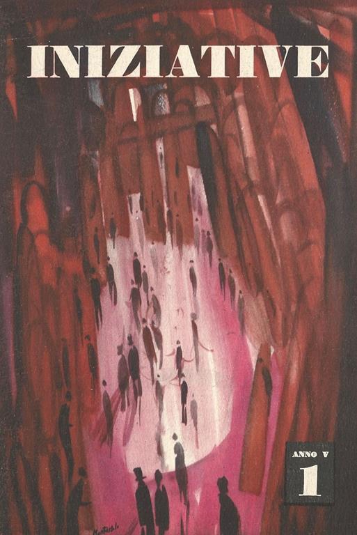 Iniziative N. 1. Rivista di cultura e di umanità - copertina