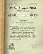Oriente Moderno Anno Lviii N.9/10 11 12. Rivista Mensile
