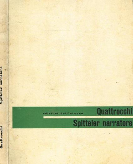 Splitter Narratore - Luigi Quattrocchi - copertina