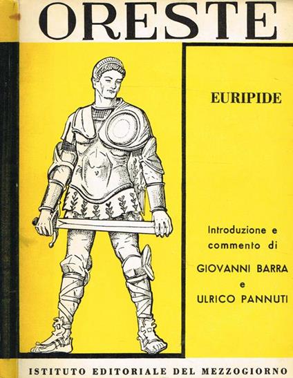 Oreste - Euripide - copertina