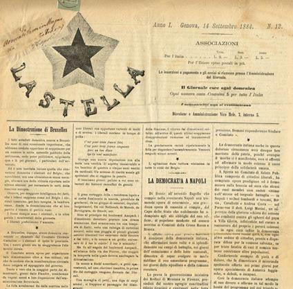 La Stella Anno I N. 12 - Alberto Barbieri - copertina