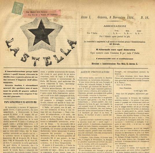 La Stella Anno I N. 16 - Alberto Barbieri - copertina