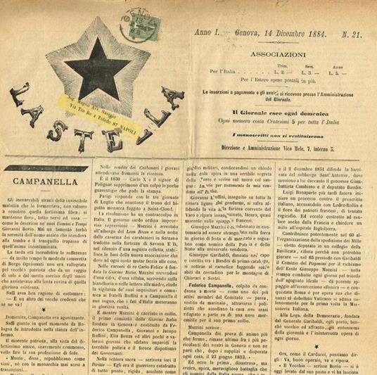 La Stella Anno I N.21 - Giuseppe Luccioni - copertina