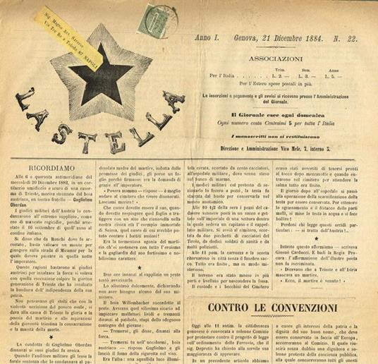 La Stella Anno I N.22 - Giuseppe Luccioni - copertina