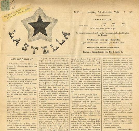 La Stella Anno I N.23 - Giuseppe Luccioni - copertina