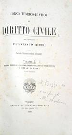 Corso Teorico-Pratico di Diritto Civile