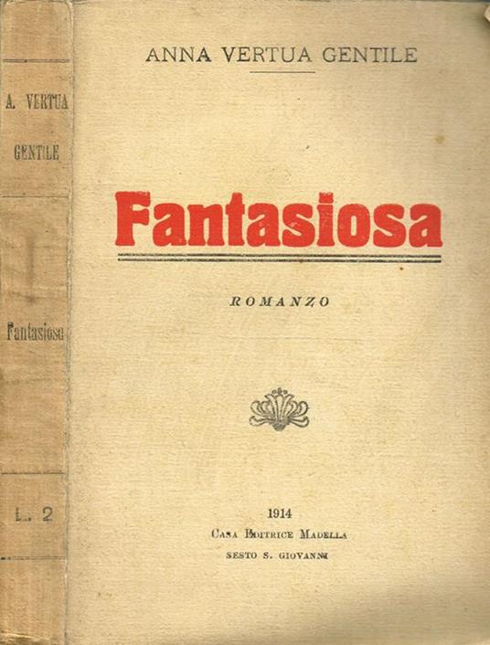 Fantasiosa - Anna Vertua Gentile - copertina