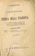 Compendio di Storia della Filosofia (Volume I)