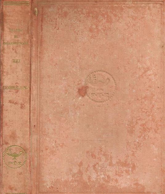 Coriolano. Tragedia In Cinque Atti. Teatro Di Shakespeare - William Shakespeare - copertina