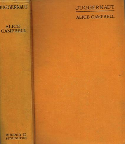 Juggernaut - Alice Campbell - copertina