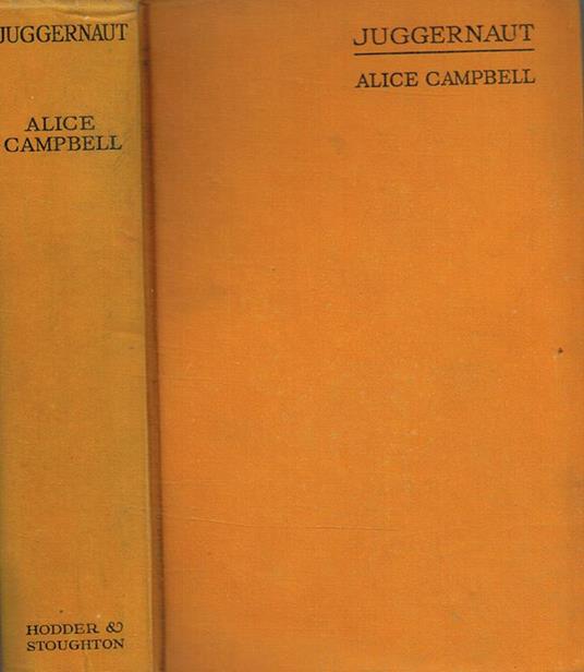 Juggernaut - Alice Campbell - copertina