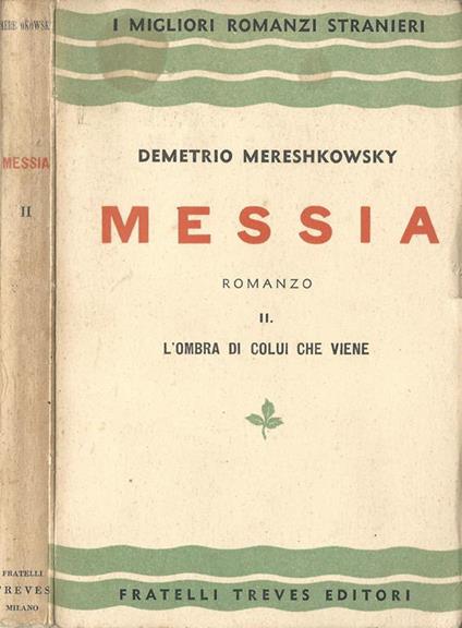 Messia. L'Ombra Di Colui Che Viene - Dimitrij Sergeevic Merezkovskij - copertina