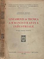 Lineamenti di tecnica amministrativa industriale