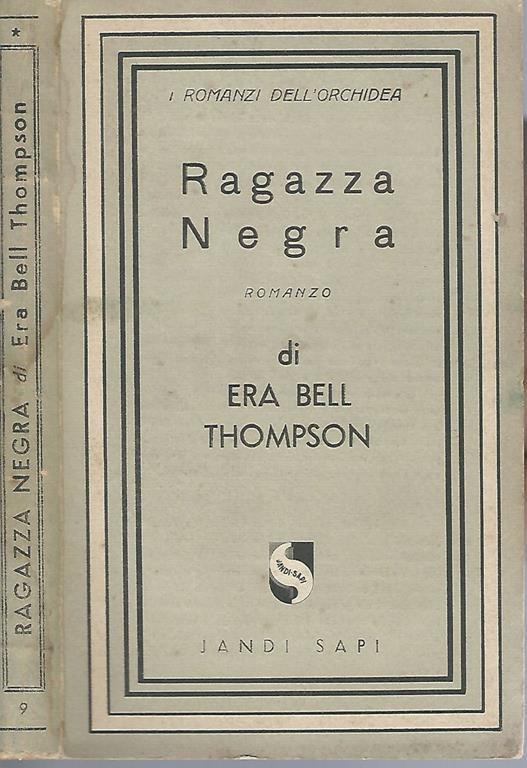 Ragazza Negra - Era Bell Thompson - copertina