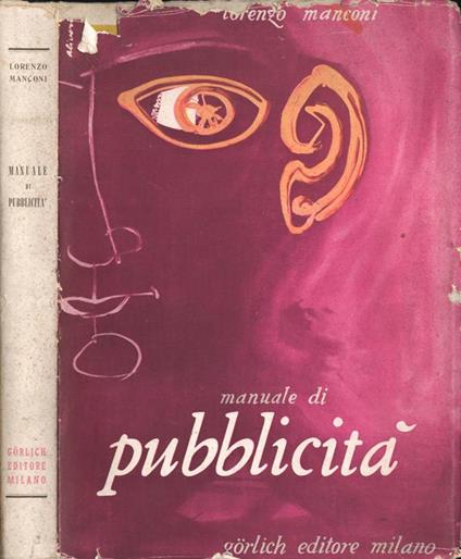 Manuale di pubblicità - Lorenzo Manconi - copertina