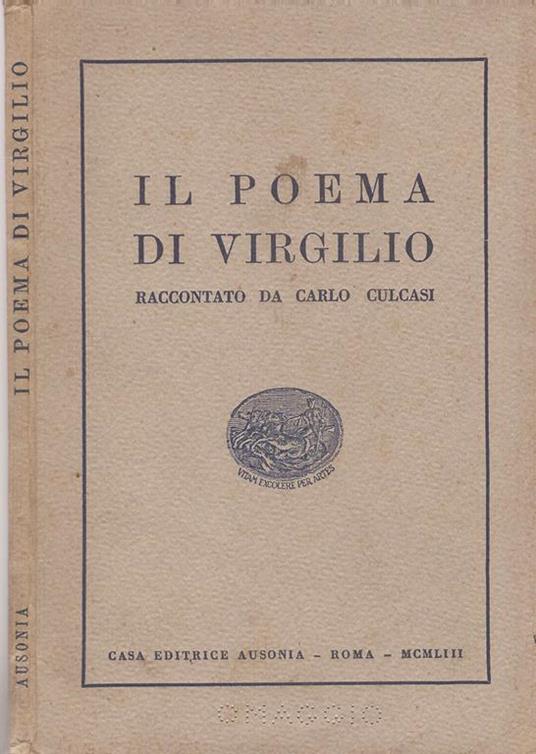 Il poema di Virgilio - Carlo Culcasi - copertina