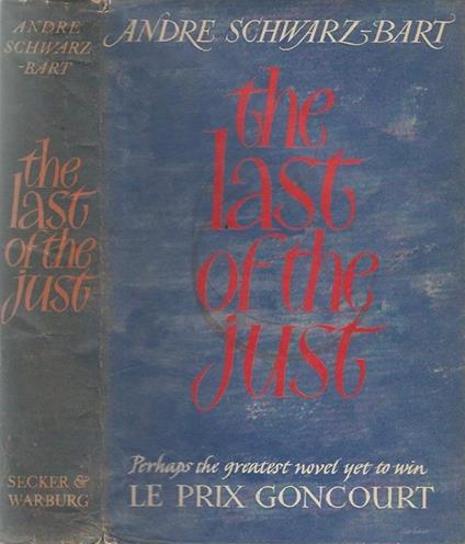 The last of the just - André Schwarz Bart - copertina