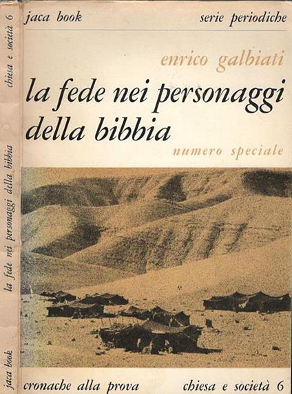 La Fede Nei Personaggi Della Bibbia - Enrico Galbiati - copertina