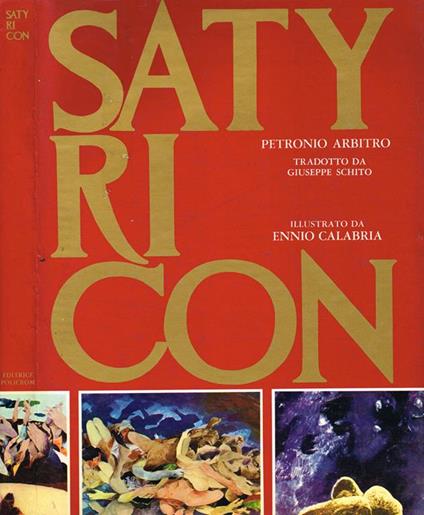 Satyricon - Arbitro Petronio - copertina