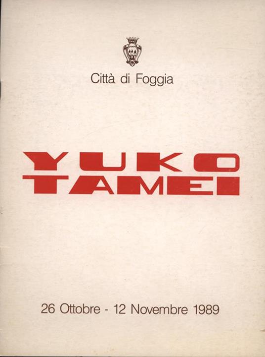 Yuko Tamei - copertina