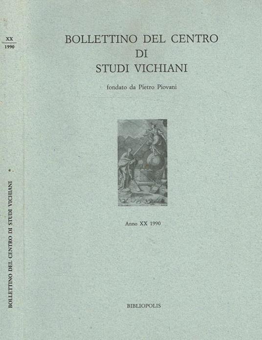 Bollettino del Centro di studi vichiani - copertina