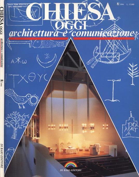 Chiesa oggi n. 8. Architettura e comunicazione - copertina