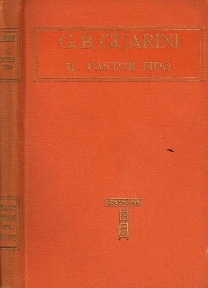 Il Pastor Fido - Giovanni Battista Guarini - copertina