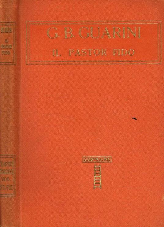 Il Pastor Fido - Giovanni Battista Guarini - copertina