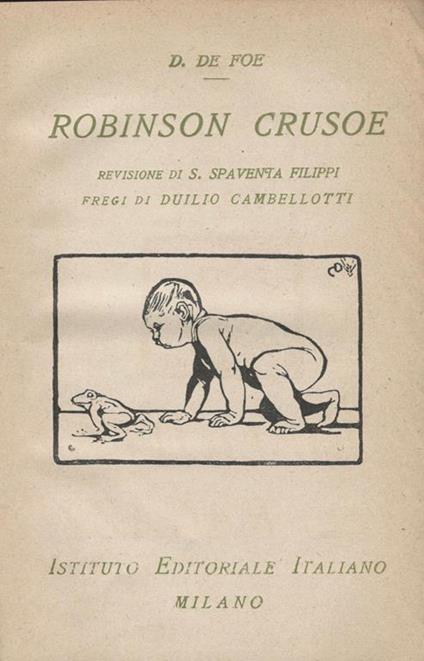 Robinson Crusoe (n. 4) - Daniel Defoe - copertina