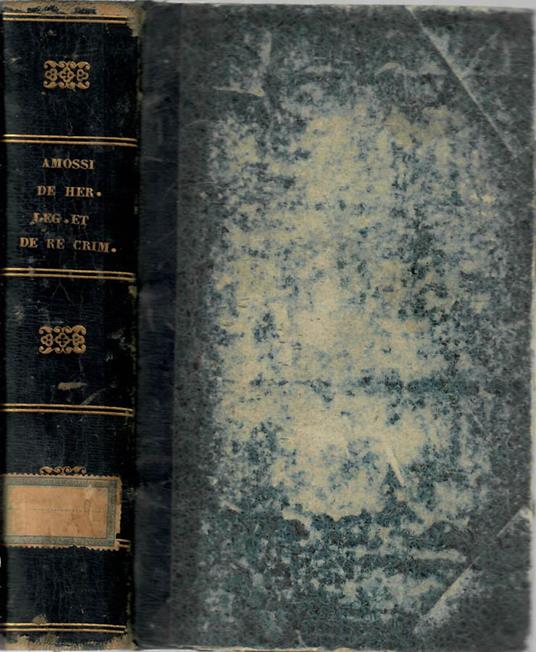 De Hereditatibus Quae Ab Intestato Deferuntur - copertina