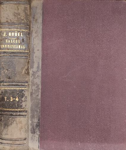 Cours De Calcul Infinitesimal - copertina