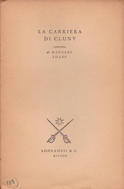 La carriera di Cluny - copertina