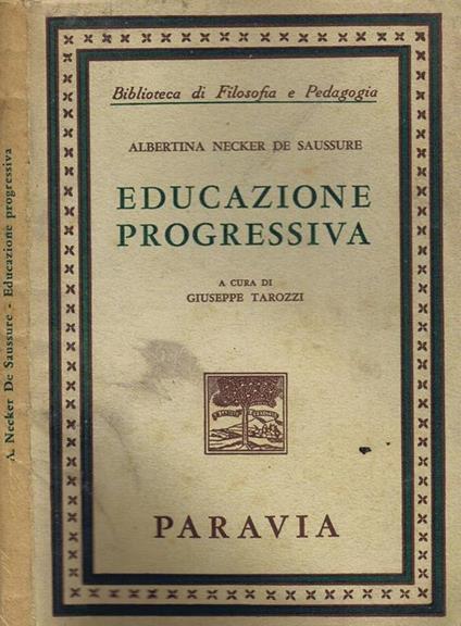 Educazione Progressiva - copertina