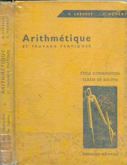 Arithmetique Et Travaux Pratiques - copertina