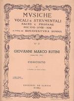 Concerto. Per il cembalo con violini e basso