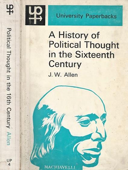 A History of Political Thought in the Sixteenth Century - copertina