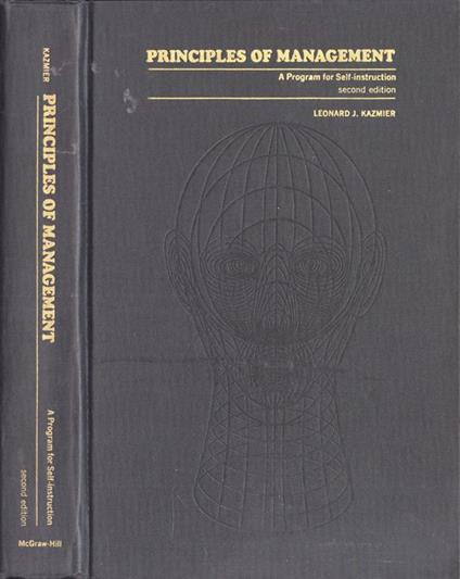 Principles of management. A program of self - instruction - copertina