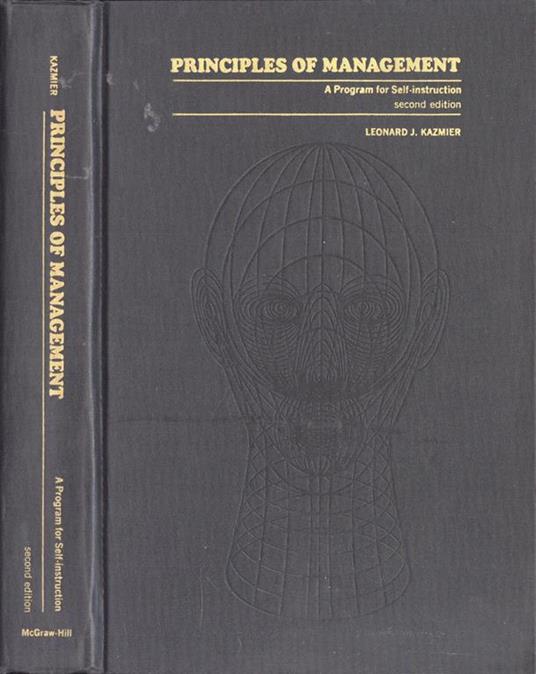 Principles of management. A program of self - instruction - copertina