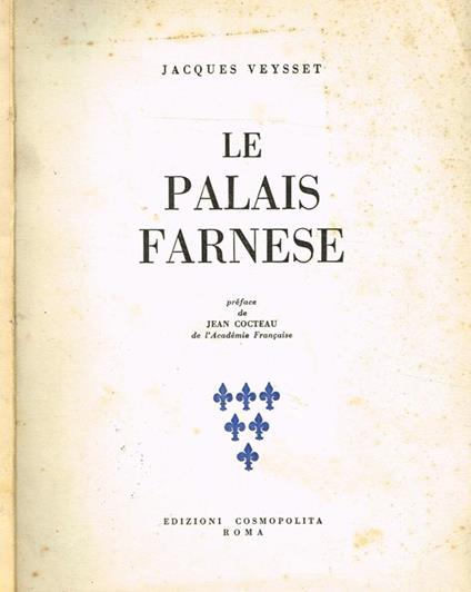 Le Palais Farnese - copertina