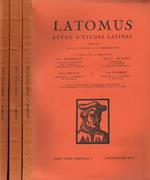 Latomus. Revue D'Etudes Latines Tome Xxxiii Fascicule 1 2 3