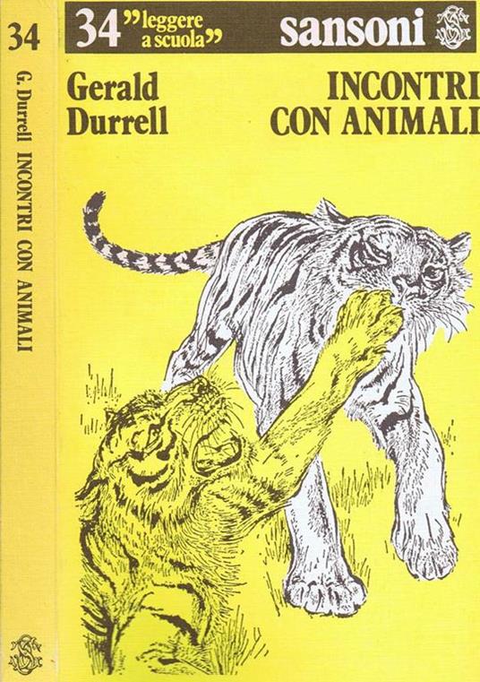 Incontri con Animali - Gerald Durrell - copertina